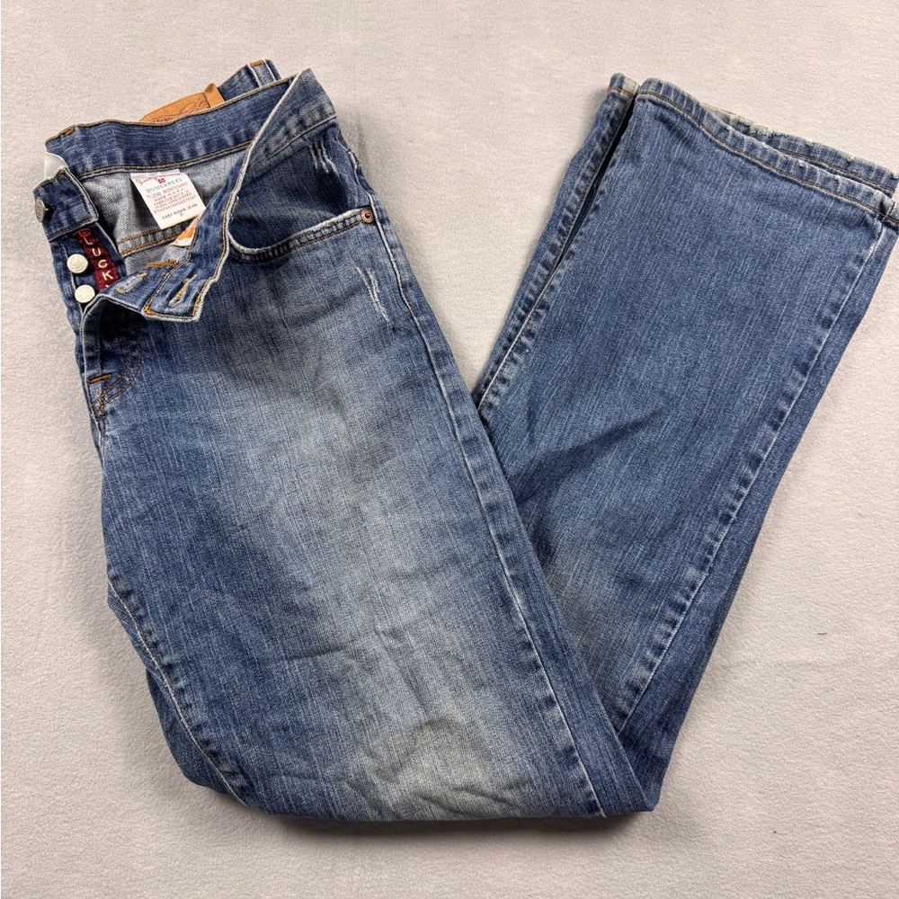 LUCKY Brand Women's Y2k Jeans "Easy Rider" Stretch Straight Leg (8/29) Distress